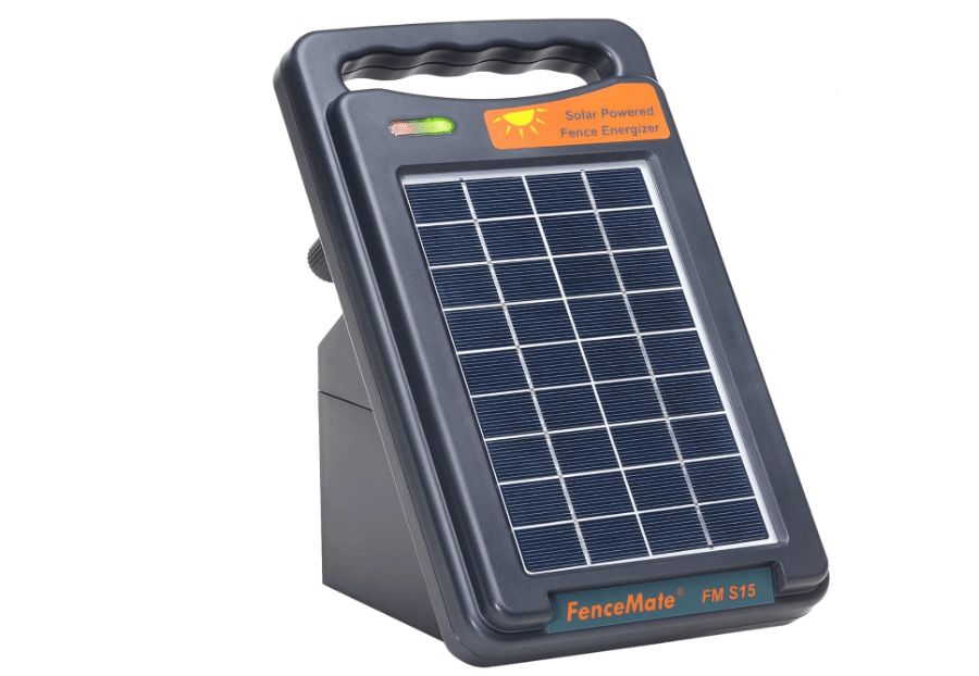Solar Electric Fence Charger - Sun-Powered Energizer with Battery Backup, Portable & Weatherproof Protection for Poultry, Backyard & Gardens - Sleep Sound Knowing Your Coop is Safe
