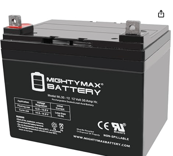 Mighty Max 12V 35Ah SLA