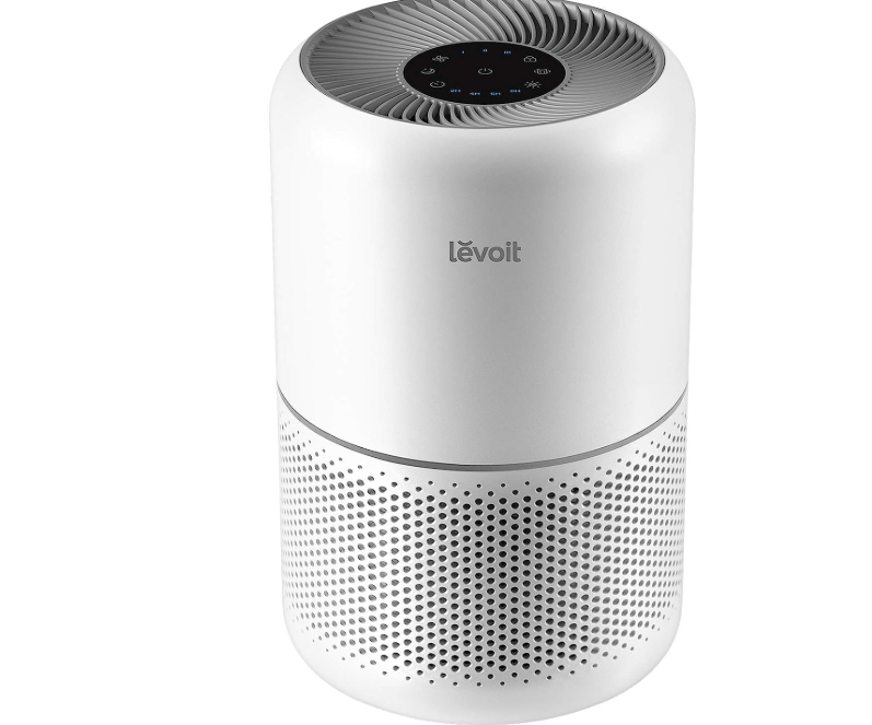 LEVOIT Air Purifier for Home Allergies Pet Hair in Bedroom, Covers Up to 1073 ft² by 56W High Torque Motor, AHAM VERIFIDE, 3-in-1 Filter with HEPA Sleep Mode, Remove Dust Smoke Odor, Core300-P, White
