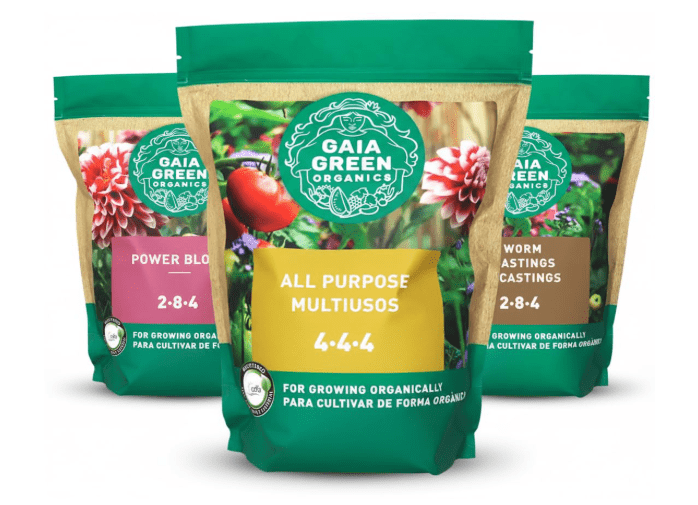 Gaia Green Combo+ 2kg All Purpose 4-4-4-, 2Kg Power Bloom 2-8-4, 2L Worm Casting