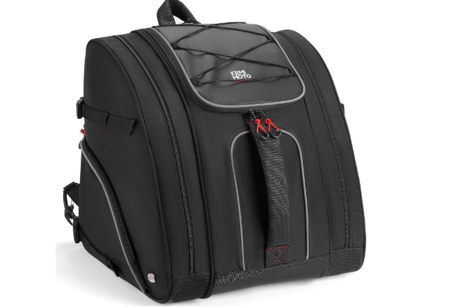 KEMIMOTO Ski Boot Bag, 55L Waterproof and Snowproof Skiing and Snowboarding Travel Luggage, Excellent for Store Ski Boots, Skis, Snowboards, Jacket, Helmet, Goggles, Gloves & Accessories