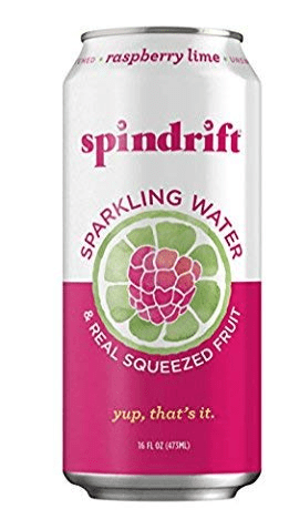 Spindrift Sparkling Water, 16-Fluid-Ounce Cans, Pack of 8