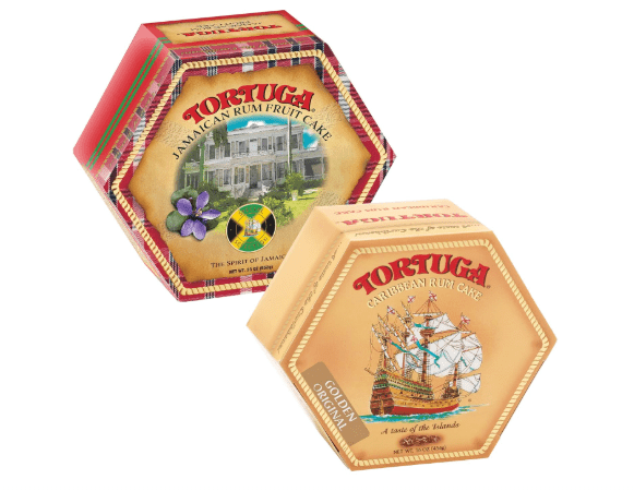 TORTUGA Golden Original and Jamaican Rum Fruit Cake 