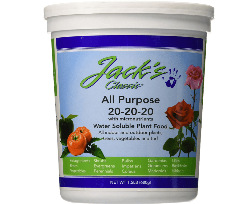 Jack's Classic All Purpose 20-20-20 Water Soluble Plant Food (1.5lbs)

