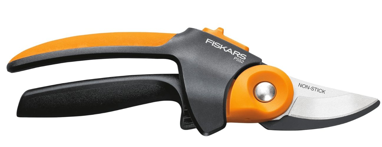 Fiskars PowerGear2 Softgrip Pruner for Branches, Optimizes Cutting Power and Leverage, Rust-Resistant Low-Friction Blade Coating for Smooth Cuts, Yard & Garden Tools
