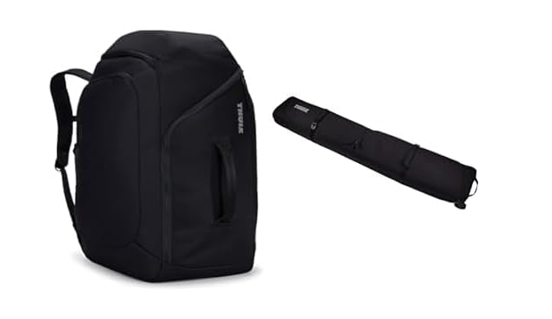 Thule RoundTrip Ski Travel Bundle - 60L Boot Backpack and 192cm Ski Roller
