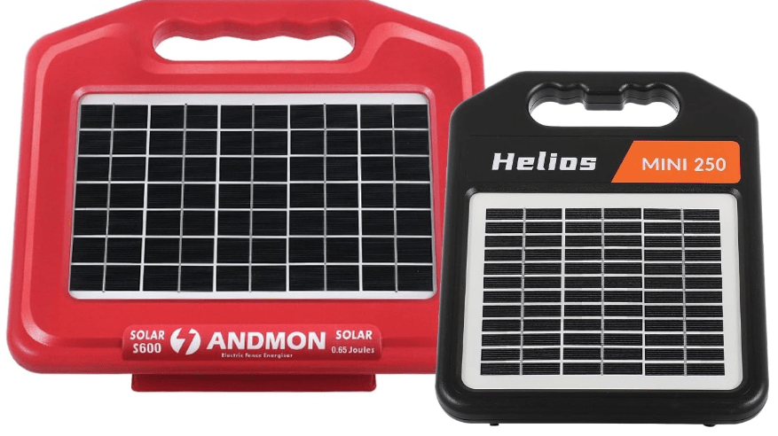 Solar Electric Fence Set: S600 + MINI250 Solar Electric Fence Charger, 0.53Joule & 0.18Joule for Versatile Protection