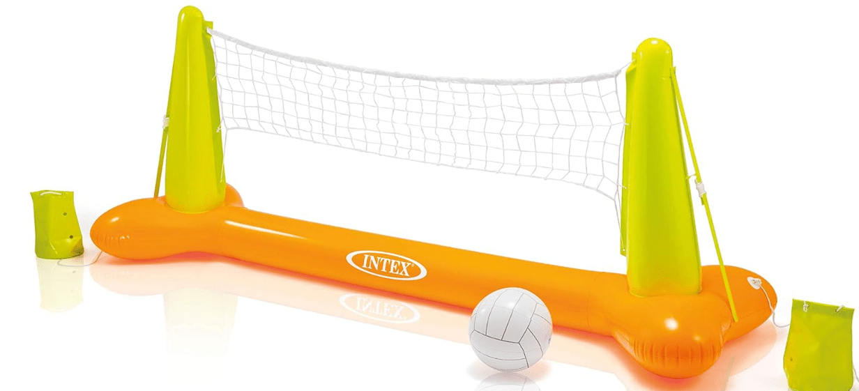 Intex 56508EP Inflatable Floating Swimming Pool Toys Volleyball Game (2 Pack)