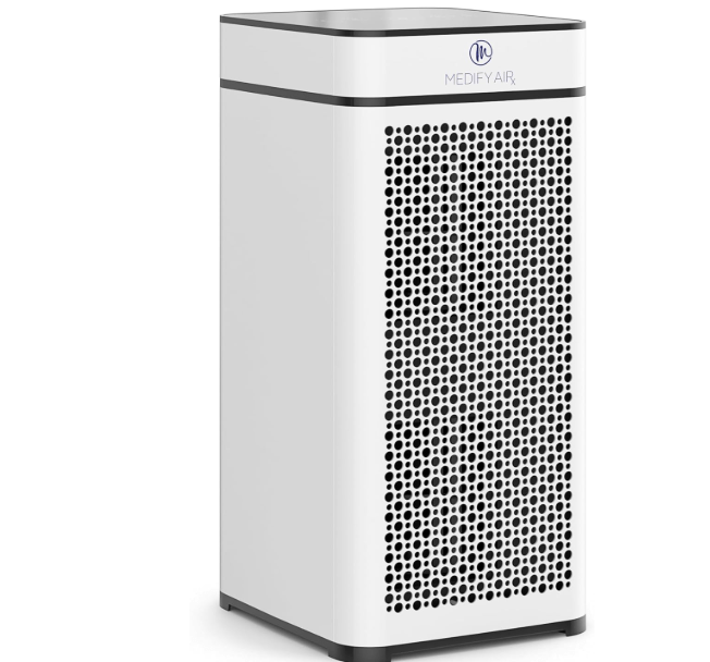 Medify MA-40 Air Purifier with True HEPA H13 Filter | 1,793 ft² Coverage in 1hr for Smoke, Wildfires, Odors, Pollen, Pets | Removal to 0.1 Microns | White, 1-Pack
