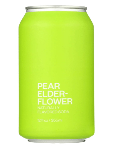 United Sodas Of America, Pear Elderflower Naturally Flavored Soda
