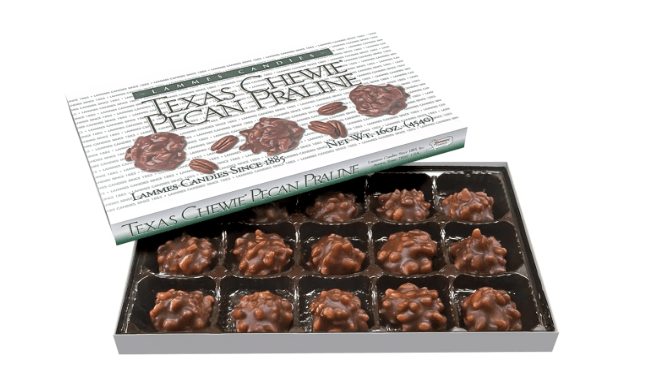 Lammes Candies Texas Chewie Pecan Pralines