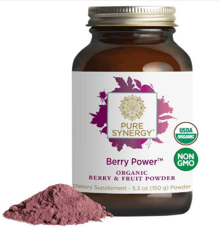 PURE SYNERGY Berry Power | Organic Berry and Fruit Powder | Antioxidant Supplement with Organic Acai, Acerola, and Wild Blueberry | for Healthy Aging, Immune, and Skin Support