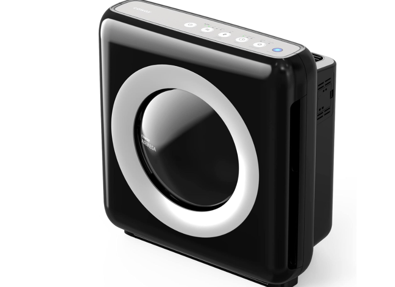 Coway AP-1512HH Mighty Air Purifier with True HEPA and Eco Mode, black/silver, 16.8 x 18.3 x 9.6
