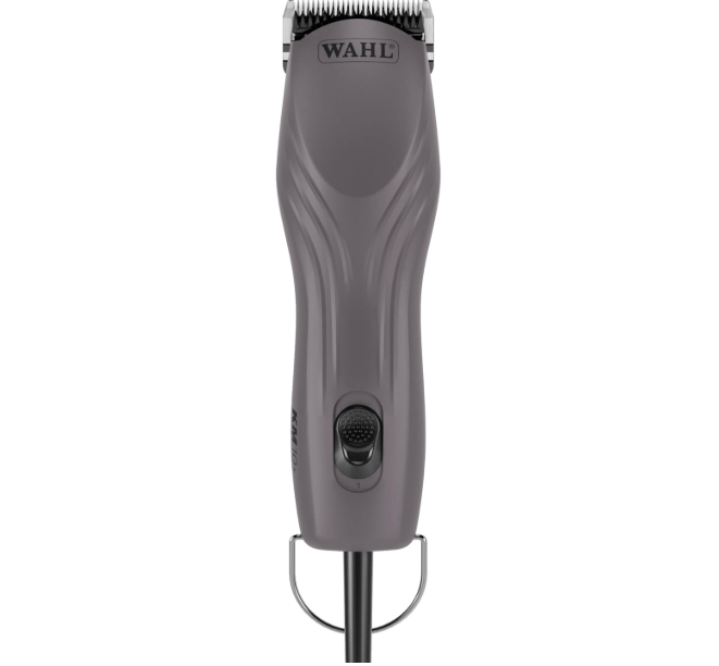 Wahl Pro Animal KM10+ Corded Clipper - New #10 Prime Series Blade, LOCKGUARD Patent Pending Technology & Textured Housing Design - Clippers for Cats, Dogs & Horses - Lightweight - 2-Speeds - Purple
