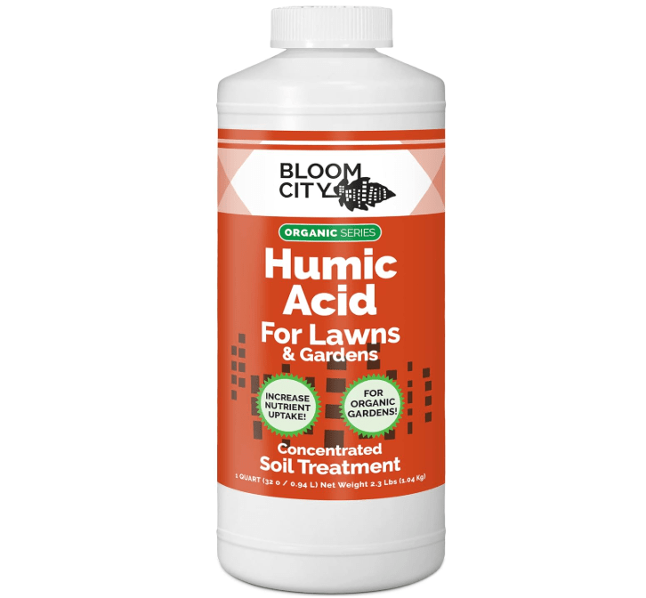 Bloom City Organic Liquid Humic Soil Health Formula, Great for Houseplants, Gardens and Lawns, Quart (32 oz) Concentrated Makes 30+ Gallons
