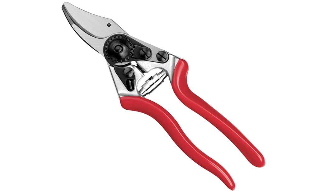 Felco F6 Pruning Shears – 7.7" Swiss-Made Garden Clippers for Medium Hands | Hand Pruners for Gardening | Garden Tool Cutter with Precision Bypass Blade, Forged Aluminum Handles, Replaceable Parts
