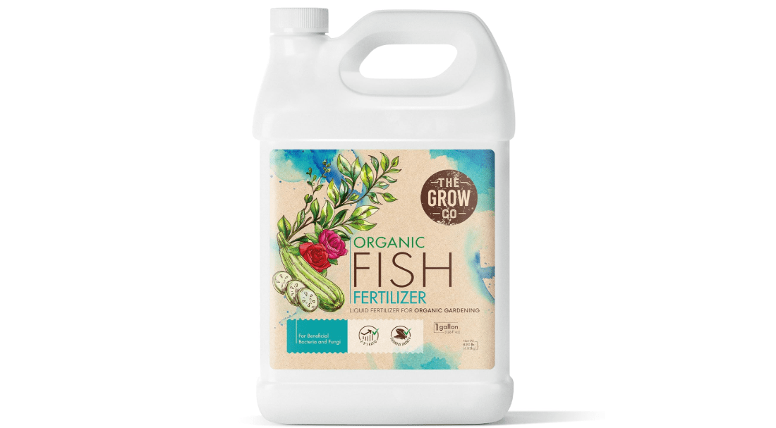 1 Gallon Organic Fish Emulsion Fertilizer for Plants - Ideal Liquid Fish Fertilizer for Plants, Flowers, Fruits & Vegetables, 2-3-1 NPK - Sustainably Sourced and Hydrolyzed for Steady Growth
