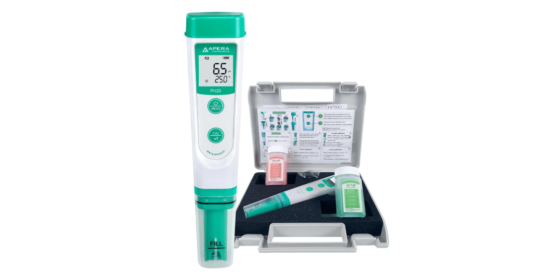 APERA INSTRUMENTS AI209 Value Series PH20 Waterproof pH Tester Kit, ±0.1 pH Accuracy
