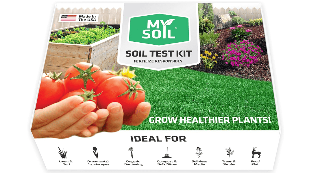 MySoil Soil Test Kit, Unlock Your Lawn & Garden Potential, Complete & Accurate Nutrient and pH Analysis with Recommendations Tailored to Your Soil and Plant Needs
