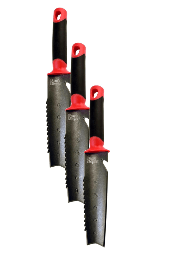 Radius Garden 16211 Root Slayer Soil Knife, Red 