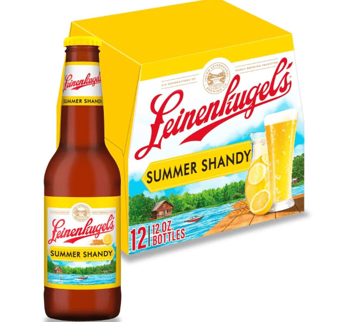 Leinenkugels Summer Shandy Beer, Craft Beer 12 Pack, 12 Fl Fl Oz Bottles
