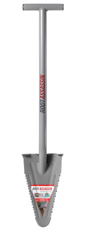 ROOT ASSASSIN 35" T-Handle Metal Detecting Shovel with Blade Cover
