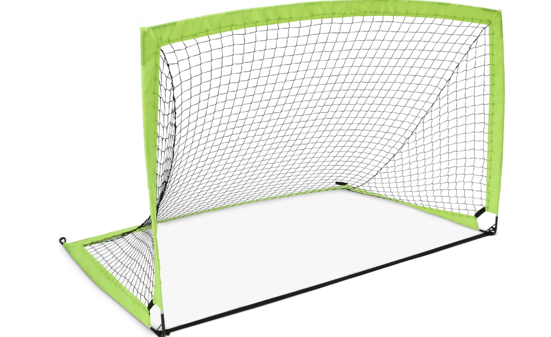 Amazon Basics Portable Pop Up Soccer Goal Net for Backyard Training 