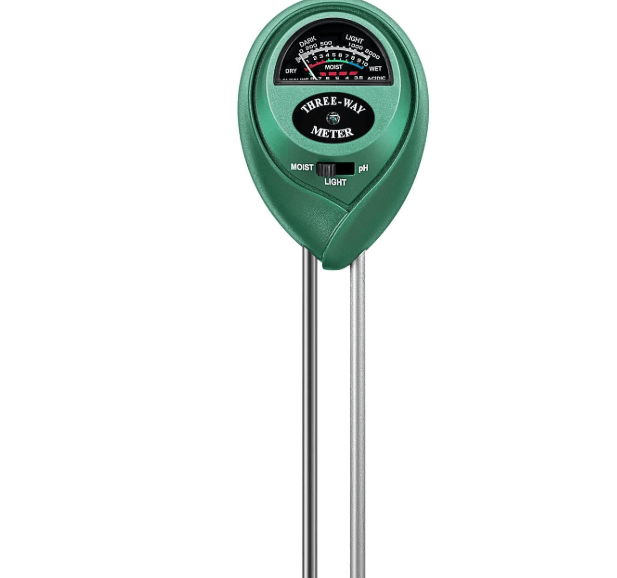 VIVOSUN Soil Tester, 3-in-1 Plant Moisture Meter Light and PH Tester for Home, Garden, Lawn, Farm, Indoor and Outdoor Use, Promote Plants Healthy Growth 