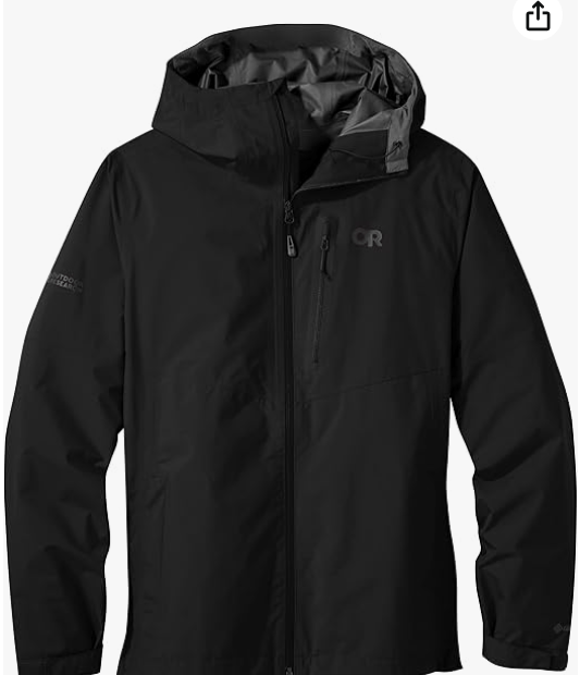 Outdoor Research Men’s Foray II Jacket – Waterproof & Windproof Hooded Rain Coat
