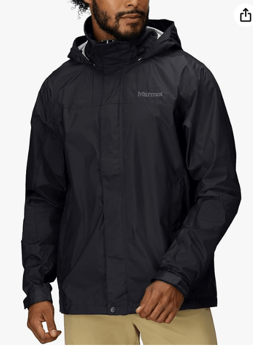 MARMOT Men's Precip Eco Waterproof Rain Jacket - 100% Recycled, Breathable, Lightweight, Packable Raincoat
