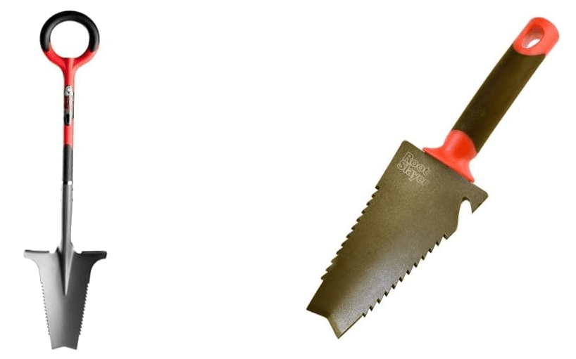 22011 Root Slayer Shovel, Red & 16011 Root Slayer Trowel, Red
