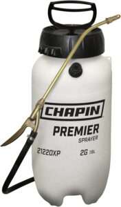 Chapin 21220XP 2-Gallon Pro XP Poly Sprayer for Fertilizer, Herbicides and Pesticides, Translucent White