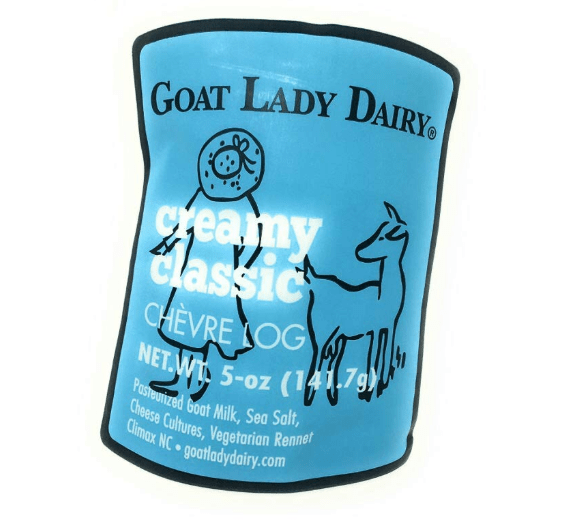 Goat Lady Dairy Fresh Chevre Plain Log, 5 Oz
