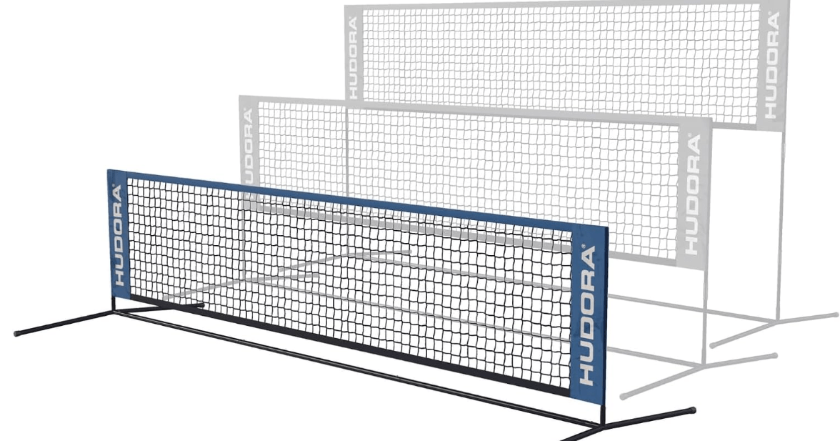 HUDORA Street Multi-net - Multifunctional net for Tennis & Badminton - Height-Adjustable Outdoor net for The Court & Park - Sturdy & Weather-Resistant Badminton net
