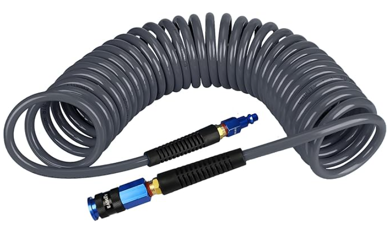 EADUTY Polyurethane Recoil Hose (1/4" x 10-25 ft)