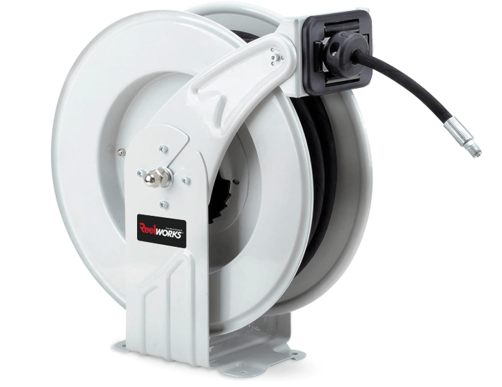ReelWorks Heavy-Duty Retractable Hose Reel
