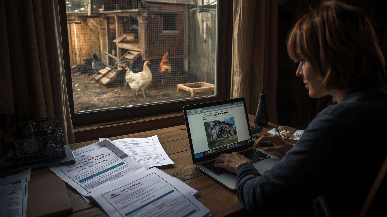  Checking local laws and ordinances for backyard chickens