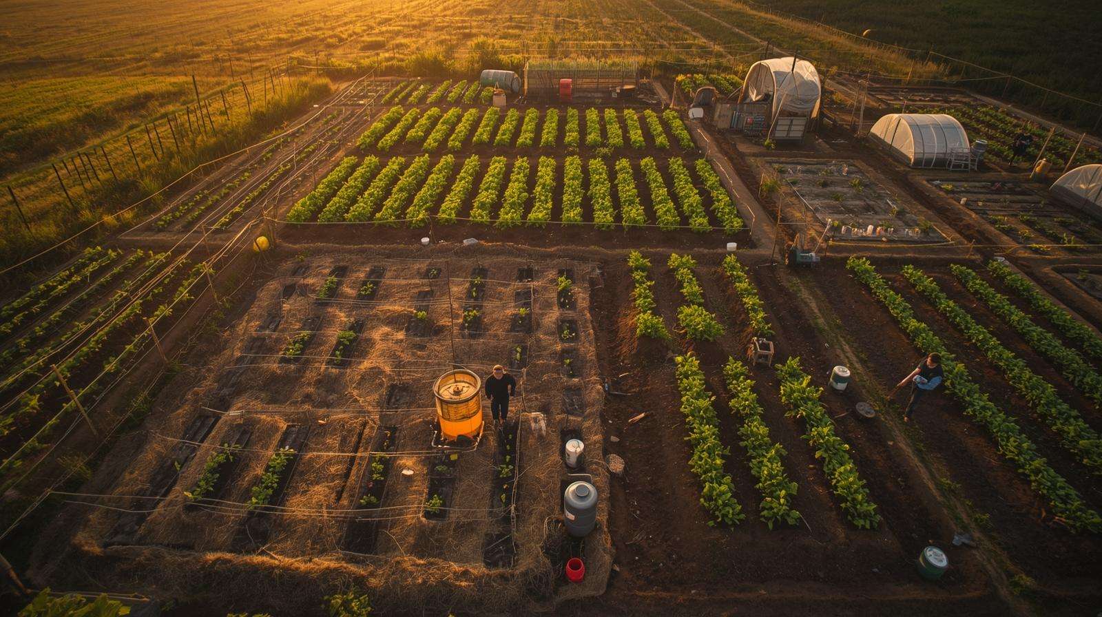 Small-scale farm startup on a tight budget with essential infrastructure — starting a farm on a tight budget showing prioritized low-cost setup for early cash flow.