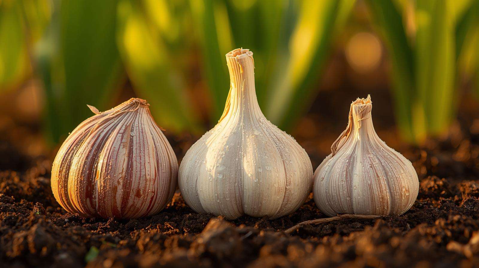 Heat-tolerant and cold-hardy garlic varieties for tough climates — Creole, hardneck, and miniature types ready for planting.