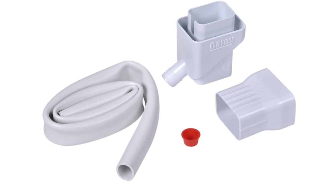 Oatey Mystic Rainwater Collection System, 2 in. x 3 in., White
