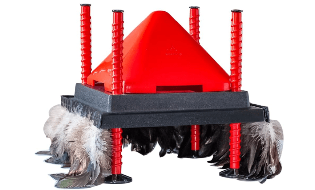 RentACoop Chick Brooder Heating Plate and Anti-Roost Cone Set - Brooder Heating Plate Warms Up to 15 Chicks - Chick Heater with 25 Adjustable Heights and 13 Watts - Safer Than Heat Lamps - 10" x 10"
