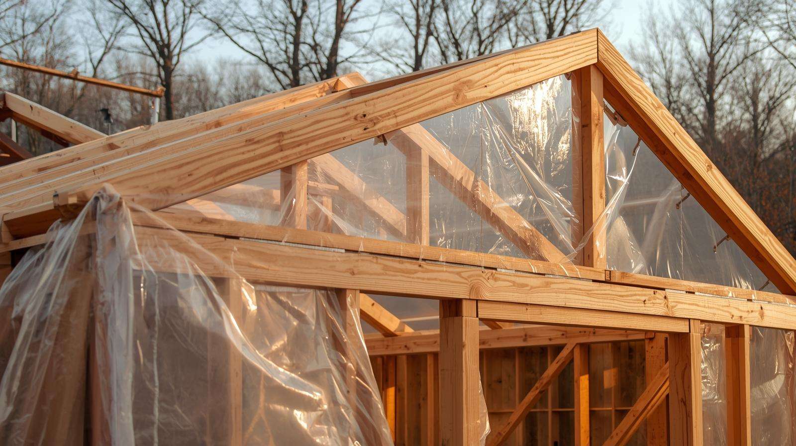 Full DIY lumber starter greenhouse with strong gable frame — starter greenhouses on a budget showing custom build for maximum durability and weather resistance.