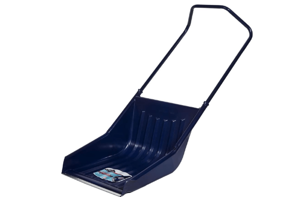 Garant True-Temper 24" High Capacity Poly Sleigh Shovel W/ Coated Steel Ergonomic Handle, Red
