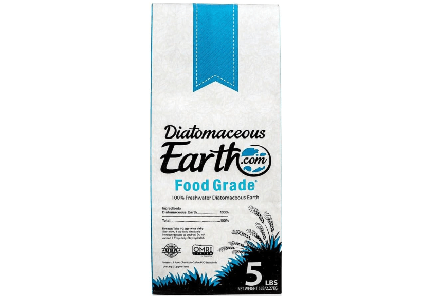 DiatomaceousEarth Food Grade Diatomaceous Earth – 5lb | 100% Organic, All-Natural Powder | Safe for Humans & Pets | OMRI Listed for Organic Use

