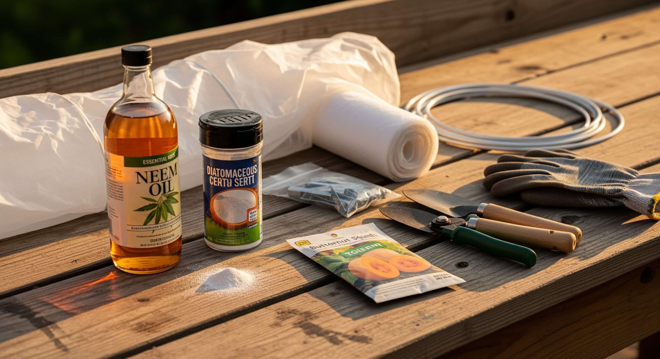 Low-cost tools for squash pest defense like neem and D.E. — when squash pests make you quit with budget-friendly options for effective management.