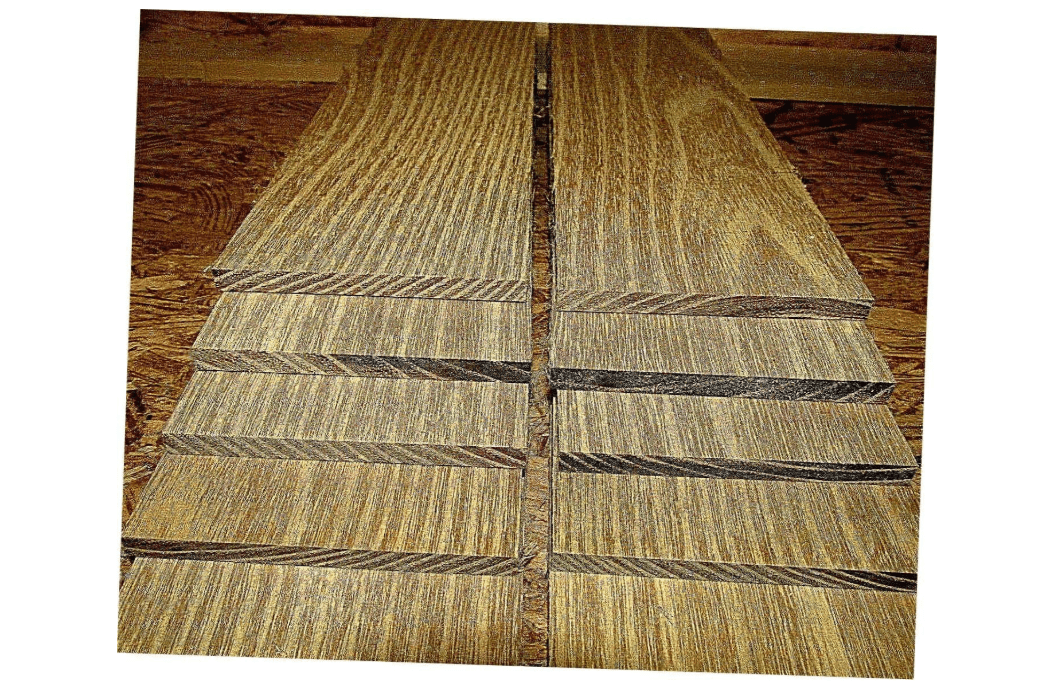 10 Pieces Thin Sanded Black Locust Lumber Wood 12" X 3" X 1/8" Suitable Wood Pieces for Wood Crafts and Projects
