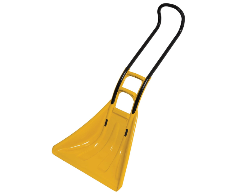 True Temper 1625300 SnoBoss Poly Snow Shovel/Pusher/Scraper with Ergonomic Aluminum Handle, 56-Inch
