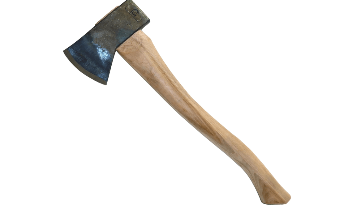 COUNCIL TOOL Hudson Bay Camp Axe - 2 lbs Hand Axe with 18" Curved Hickory Handle & Hardened Poll - SU20HB18C