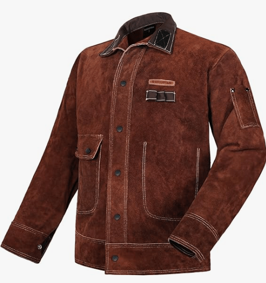 ARCCAPTAIN Leather Welding Jacket (Heavy Duty Split Cowhide)