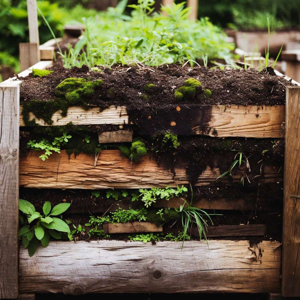 Hugelkultur-Style Layers in Raised Beds | Gardening